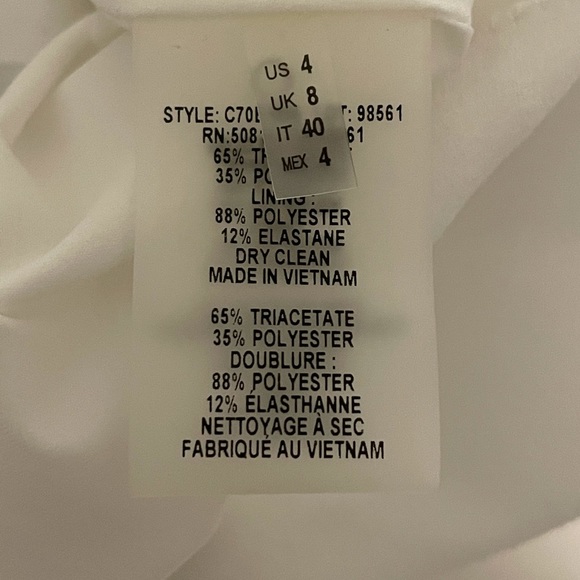 Elie Tahari V-neck open sleeve dress - Picture 8 of 16